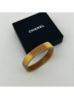 Chanel CC Logo Bangle Bracelet